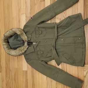 Buffalo Olive Green Militant Style Jacket
